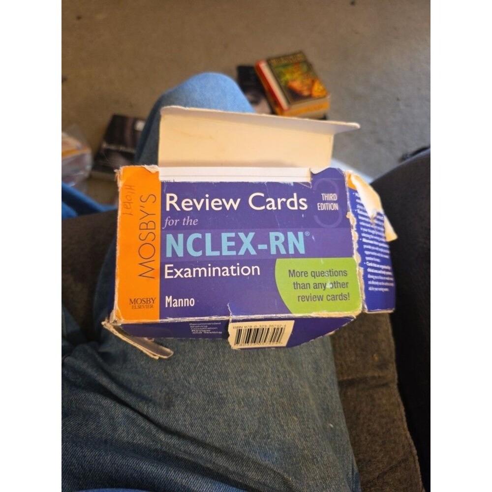 Mosby’s NCLEX-RN Review Cards Third Edition Nursing Exam Study Flashcards